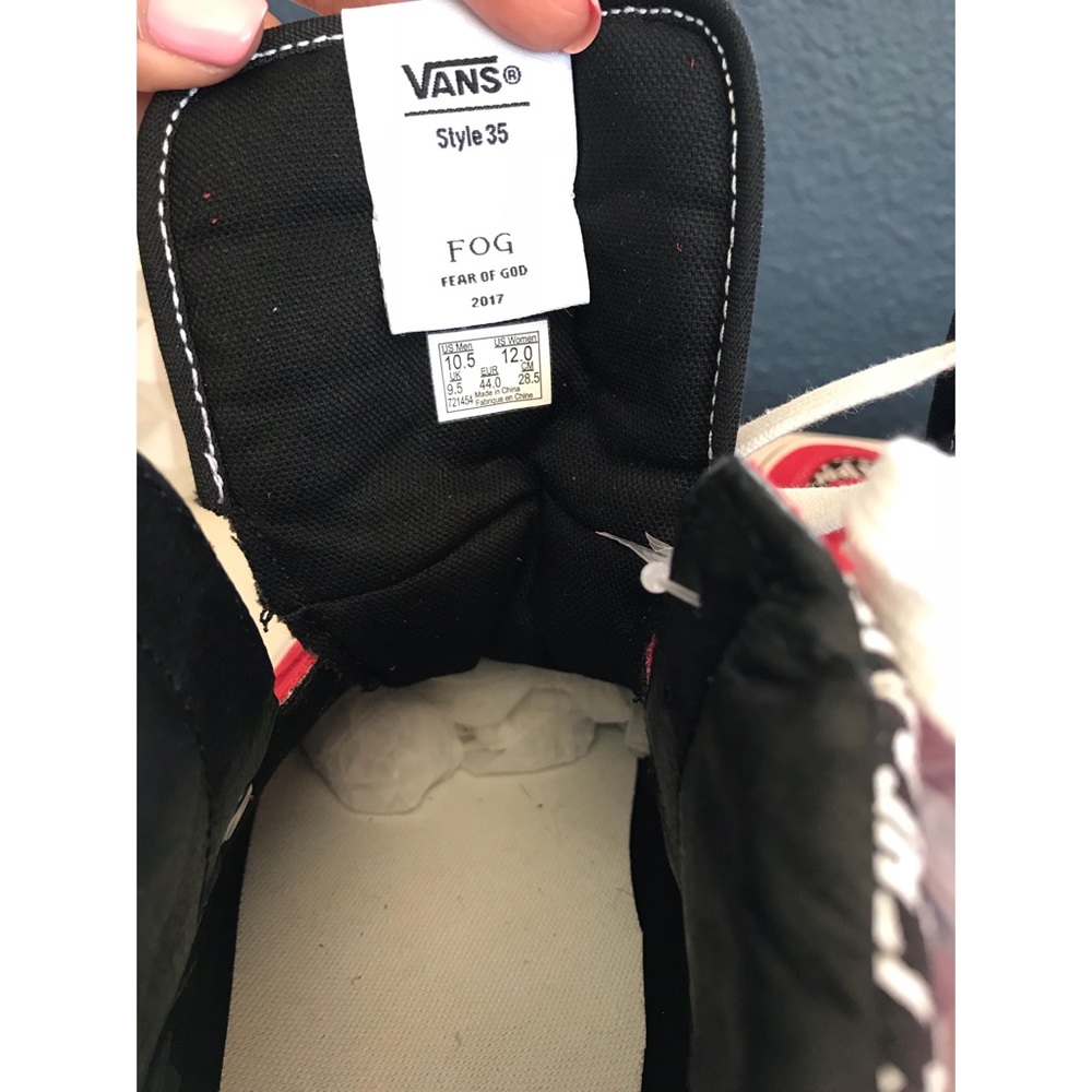 ❌SOLD❌Fear of God x Mountain Edition 35DX Vans - Picture 6 of 8